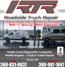Get the help you need instantly, without leaving your location. Rtr Mobile Repair Llc Vancouver Wa Truck Stop Service Directory