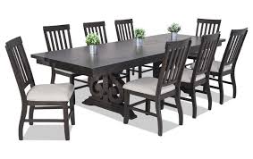 Sanctuary 9 Piece Dining Set With Slat Chairs Dining Room Sets Dining Furniture Outdoor Dining Furniture