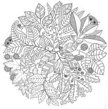 Creatief van a tot z mandala voor de paardengek. Anti Stress Kleurplaten Herfst Mandala Herfst 1
