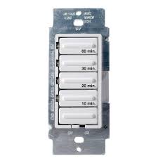 Leviton 500 Watt 60 Minute In Wall Digital Timer R62 6161t 1lw The Home Depot