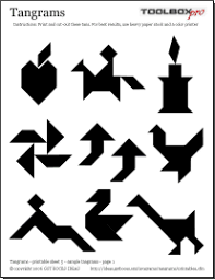 In a tangram puzzle, you're left to figure that our for yourself. Ideas Tangrams Program Resources Printable Resources