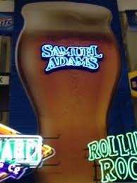 Sam Adams Sign On Top Of Our Coolers Sam Adams Liquor Mart Samuel Adams