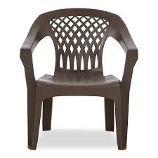 Adams Manufacturing Big Easy Brown Stackable Plastic Stationary Dining Chair S With Slat Seat Lowes Com Plastic Patio Chairs Patio Chairs Plastic Chair