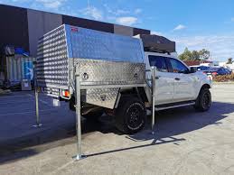 A warehouse is a building for storing goods. Aluminium Canopy Tool Box 1780x1800x1000mm For Dual Cab Ute Jack Off
