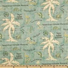Fabric For Tiki Bar Sofa And Barstools Tommy Bahama Island Song Surf Nuff Said