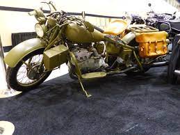 1942 Indian Model 841 At The 2014 International Motorcycle Show Vintage Motorcycle Enthusiasts Display Seattle Vintage Indian Motorcycles Indian Motorcycle Classic Bikes