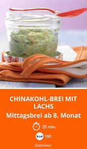 Chinakohl Brei Mit Lachs Rezept Chinakohl Babynahrung Lachs