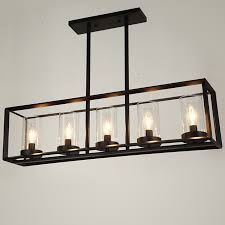 American Country Long Candle Pendant Lights Fixture Vintage Square Hanging Lamps Home Indoor Lighting Dining Room Droplights Light Dining Lighting Dining Roompendant Light Fixture Aliexpress