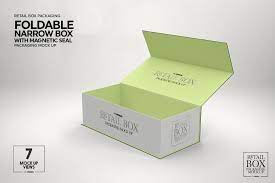 Download Foldable Retail Box Magnetic Seal Packaging Mockup By Inc Design Studio Thehungryjpeg Com