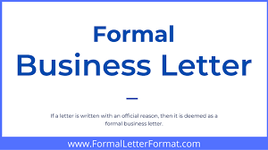 Formal Business Letter Writing Guidelines Business Letter Format Sample And Templates Formal Letter Format