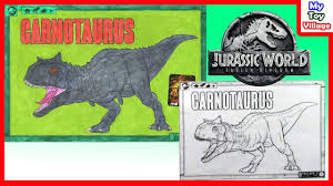Search through 623,989 free printable colorings at getcolorings. Carnotaurus Jurassic World Coloring Book Stickers Dinosaur Youtube