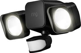 Ring Smart Lighting Black Motion Activated Outdoor Integrated Led Flood Light Battery Brickseek