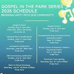 Gospel in the Park Series: Gospel Concert