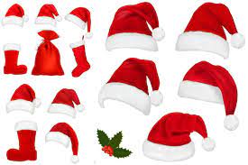 Santa Claus Hat Pattern Vector Christmas Scrapbook Christmas Hat Hat Vector