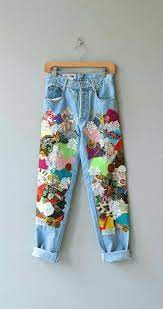 You Can Literally Buy A Pair Of Thrifted Jeans And Then Put Patches On It Diy Fashion Diy Clothes Style
