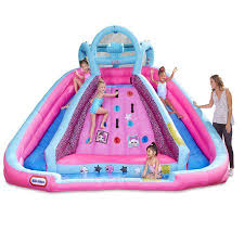 L O L Surprise Inflatable River Race Water Slide With Blower Walmart Com Water Slide Bounce House Inflatable Water Slide Water Slides