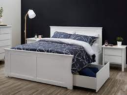 White bedroom suites can completely transform a bedroom and brighten up even the smallest of spaces. Coco White Queen Bedroom Suite With Storage On Sale Now