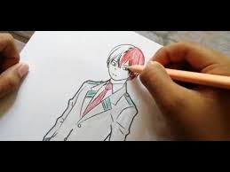 With such abilities as blowing up something with your hands, walking through walls, transforming into other creatures or. Shoto Todoroki Coloring Pages My Hero Academia Emma S Coloring World Youtube