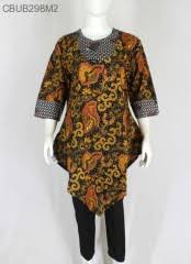 Sebab, kain batik memiliki nilai filosofi salah satu inspirasi tunik yang membuat tampilan anda menjadi casual feminim adalah asimetris tunik. Atasan Batik A Simetris Motifklasik Murah Batikunik Com