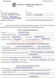The sec describes form 13f as follows Sample Filled Epf Transfer Form 13 How To Fill Pf Form 13