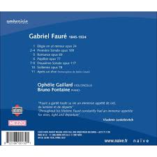 Born in uruguay, costa was nationalized after years in peru and gained a peruvian passport. Works For Cello Piano Ophelie Gaillard Bruno Fontaine With 2007 2008 Ambroisie Catalogue De Faure Gabriel Cd Chez Melomaan Ref 119270402