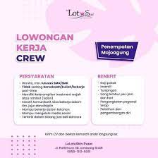 Dibawah ini telah kami sajikan informasi lowongan kerja lulusan sma smk d3 s1 s2.tengah, pabrik ciki driyorejo, pabrik masker mojoagung, pabrik olympic lamongan, pt sarimi jepara, pabrik sepatu wonosari, pt edison. Lowongan Salon Kecantikan Jombang Atmago