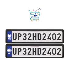 Number Plate Hsrp High Security Registration Plate Ind I Karnataka Arts N Prints Car Ind Number Plate Online