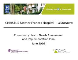 Chna Implement 2016 Mother Frances Hospital Winnsboro By