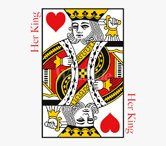 Virtual card games have been around since the early days of pcs. Her King Playing Card King Of Hearts Card Hd Png Download Kindpng