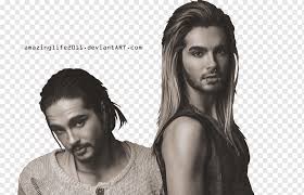 I loved all the styles! Bill Kaulitz Tom Kaulitz Tokio Hotel Guitarist Saturn Alice Cooper Black Hair Poster Guitarist Png Pngwing
