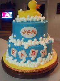 Pin By Mimi Cakes On My Cakes Baby Shower Cakes Baby Shower Duck Duck Cake