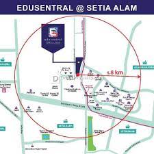 Setia alam, shah alam, selangor 3 storey superlink(28'x 90') with private lift for more information casa idaman link bungalow @ setia alam location: Condo New Launch At Edusentral Setia Alam For By Wallace Durianproperty
