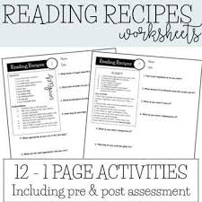 Life Skills Special Education This Is A Set Of 12 Worksheets Asking Students To Read A Given Recipe Card A Informational Text Life Coach Quotes Life Skills