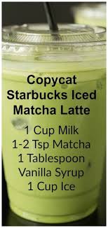 Copycat Starbucks Iced Matcha Latte Iced Matcha Latte Starbucks Drinks Recipes Matcha Latte Recipe