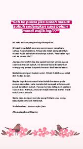 Bolehkah mandi wajib selepas subuh semasa bulan puasa? Jiw On Twitter Thread Berkenan Persoalan Hukum Hakam Seputar Bulan Ramadhan Jom Recap Balik Https T Co Yhf77tsij4 Twitter