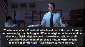 When Congressman Santos Spoke On The Separation Of Church And State West Wing West Wing Quotes Tv Quotes