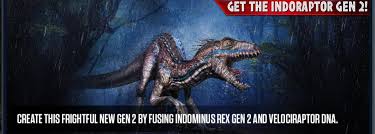 Poor thing couldn't sleep for a week after seeing that indoraptor! Indoraptor Gen 2 Jurassic World The Game