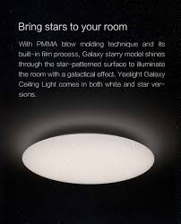 Led star ceiling from stellar lighting in your choice of design, with or without additional features. Yeelight Galaxy Led Ceiling Light Yeelight Galaxy Led Ceiling Light Yeelight