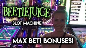 Igt slot machines, bally slot machines, wms williams slot machines, konami slot machine, aristocrat slot machines. Trying The Beetlejuice Slot Machine Max Bet Bonus Youtube