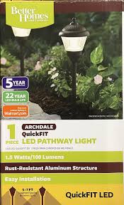 We did not find results for: Better Homes And Gardens 1 Piece Archdale Quickfit Led Pathway Light Garden Outdoor Amazon Com