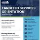 MONROE County Targeted Services Orientation event in Tompkinsville, KY
