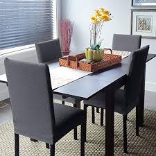 Designed exclusively for our bennett swivel armchair, these soft, inviting slipcovers retain their smooth fit, and. Xflyee Stretch Dining Chair Slipcovers Jacquard Arm Chair Protector Covers For Living Room Seat Cushion Home Kitchen Parson Arms Chair Slip Covers For Dining Room Removable Washable Set Of 4 Pricepulse