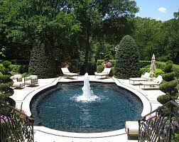 This pool combines two principles of the english landscape: Cool And Fabulous Pool Terrace Design Ideas