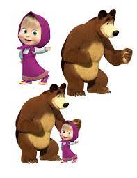 Masha Image Masha Cutout Masha And The Bear Image Masha And Etsy Masha And The Bear Bear Images Cartoon