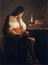 Georges De La Tour Magdalen Of Night Light Wga12337 Mary Magdalene Wikipedia Mary Magdalene Art La Tour