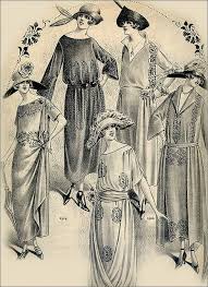 A Charming Selection Of Loose Fitting Daytime Dresses From The Early 1920s My Favourite Of Which Is T Fashion Illustration Vintage 1920s Fashion 1920s Outfits