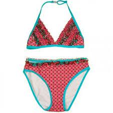Dorado Blue Bikini For Girls By Dutch Brand Zee Zo Bikinis Blue Bikini Red Bikini
