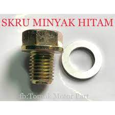 Bagaimanakah memilih minyak pelincir yang sesuai? 4t Oil Drain Plug Skru Engine Oil Skru Minyak Hitam Shopee Malaysia
