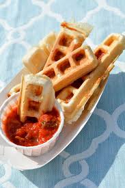 Mozzarella Waffle Sticks Waffle Maker Recipes Waffles Food