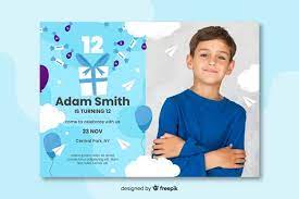 Personalize your invite with a photo of the birthday boy or imagery that matches the party's theme. Kids Birthday Invitation Card Images Free Vectors Stock Photos Psd